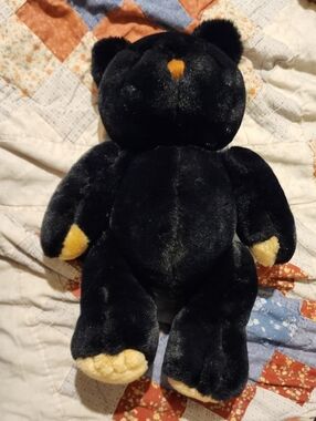 Bearland Black 14" Vintage Teddy Bear Plush